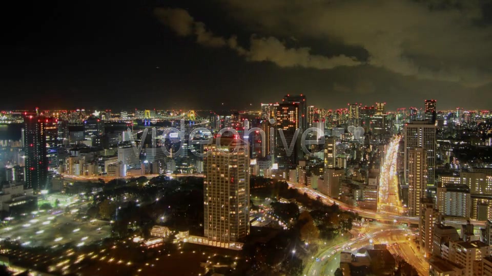 City Night View, Tokyo Time Lapse 1  Videohive 6437187 Stock Footage Image 4