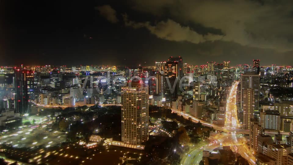 City Night View, Tokyo Time Lapse 1  Videohive 6437187 Stock Footage Image 5