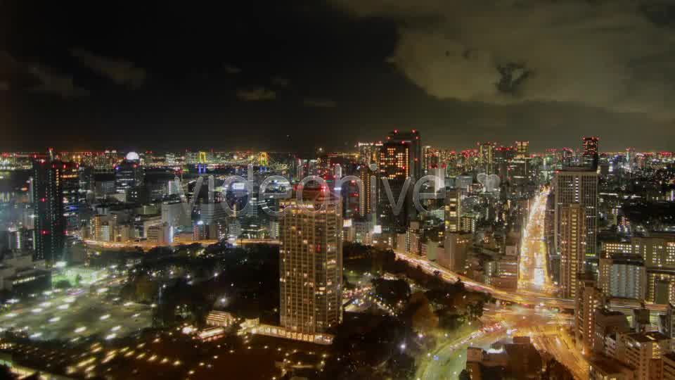 City Night View, Tokyo Time Lapse 1  Videohive 6437187 Stock Footage Image 8