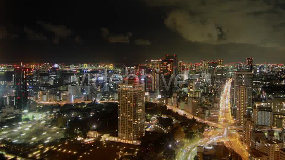 City Night View, Tokyo Time Lapse 1  Videohive 6437187 Stock Footage Image 9