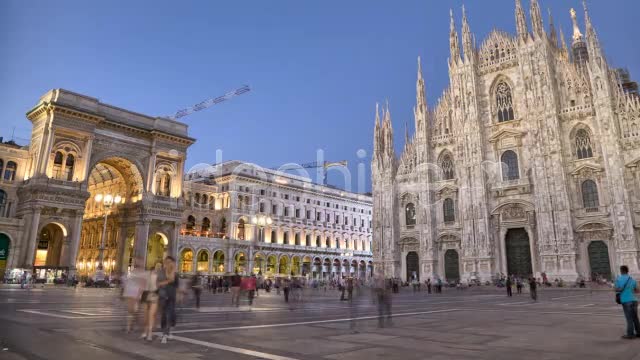 City People Dusk to Night  Videohive 5619963 Stock Footage Image 1