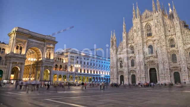 City People Dusk to Night  Videohive 5619963 Stock Footage Image 2