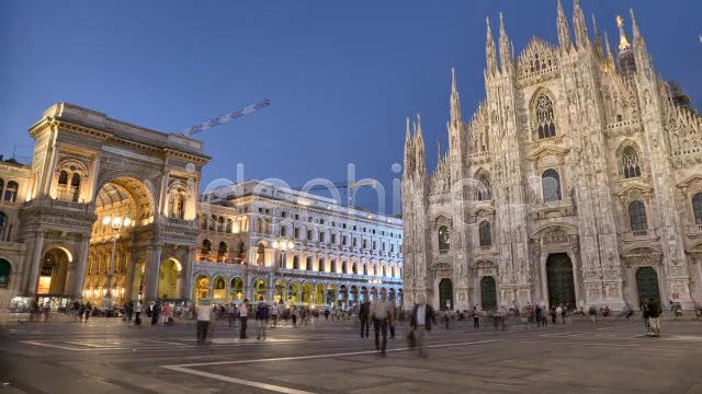 City People Dusk to Night  Videohive 5619963 Stock Footage Image 4