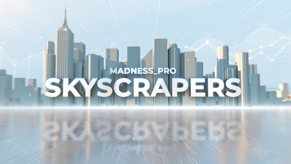 City Skyscrapers | Corporate Economy Opener - 32669690 Download Videohive