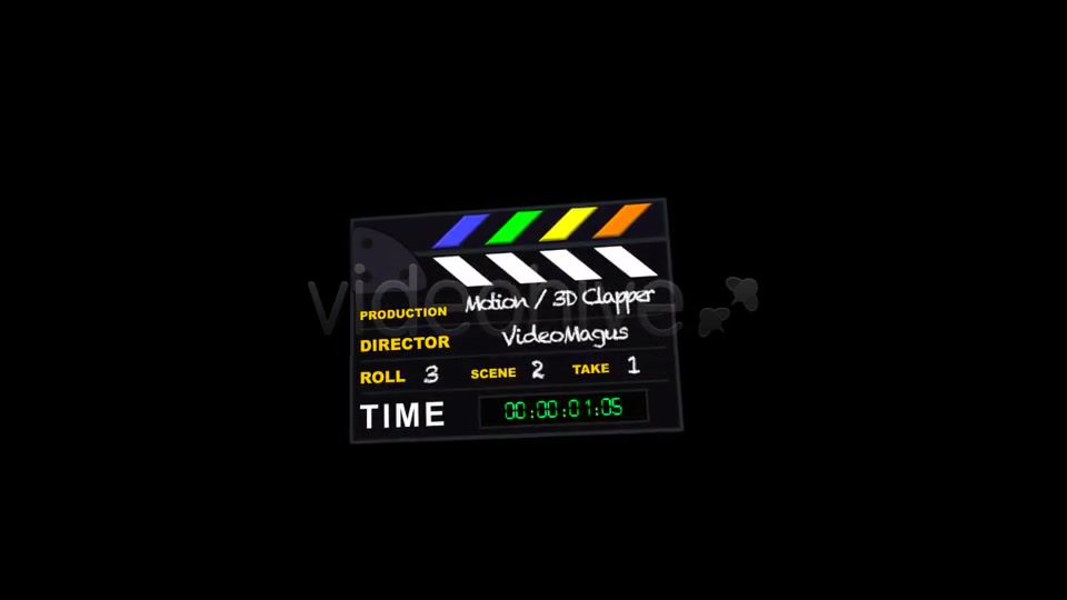 Clapperboard Videohive 3531362 Apple Motion Image 11