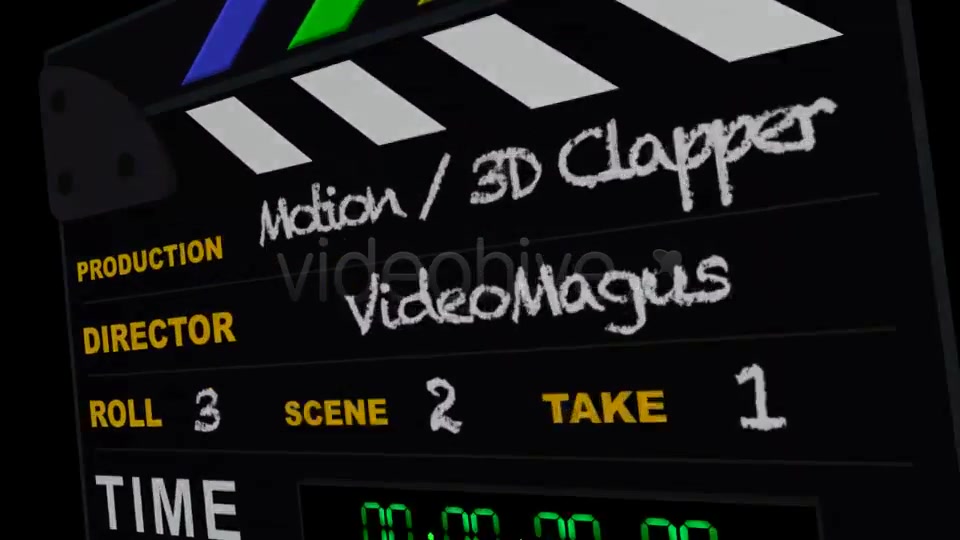 Clapperboard Videohive 3531362 Apple Motion Image 12