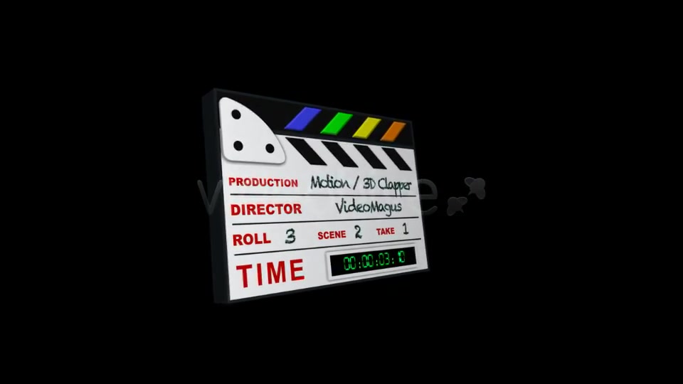Clapperboard Videohive 3531362 Apple Motion Image 4