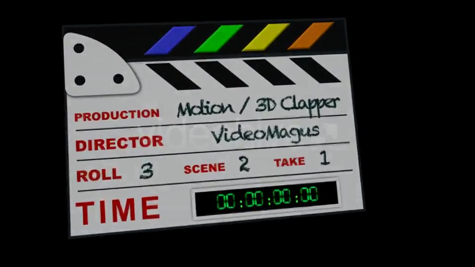 Clapperboard Videohive 3531362 Apple Motion Image 6