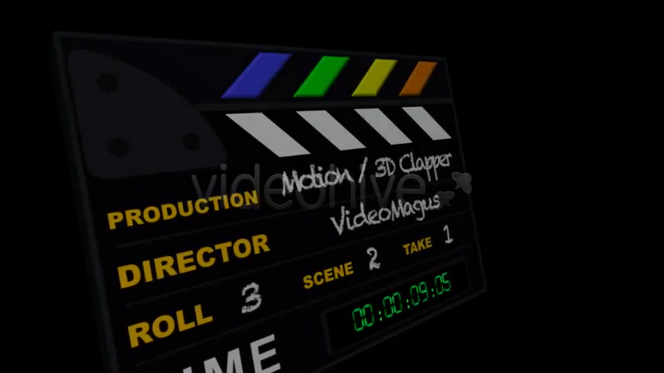 Clapperboard Videohive 3531362 Apple Motion Image 7