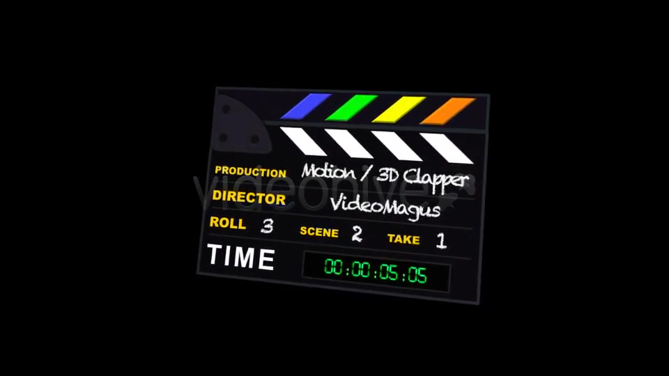Clapperboard Videohive 3531362 Apple Motion Image 9