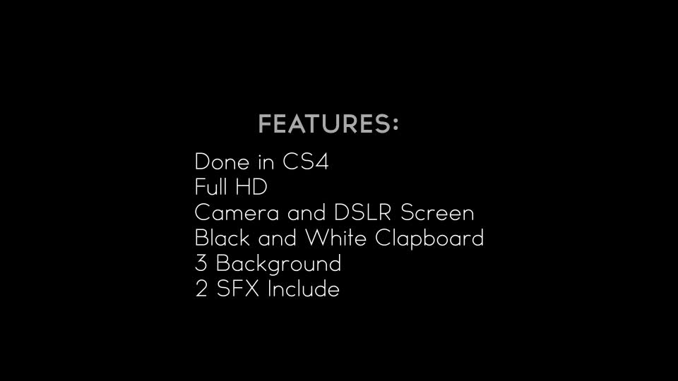 Clapperboard Logo Opener - Download Videohive 6139987