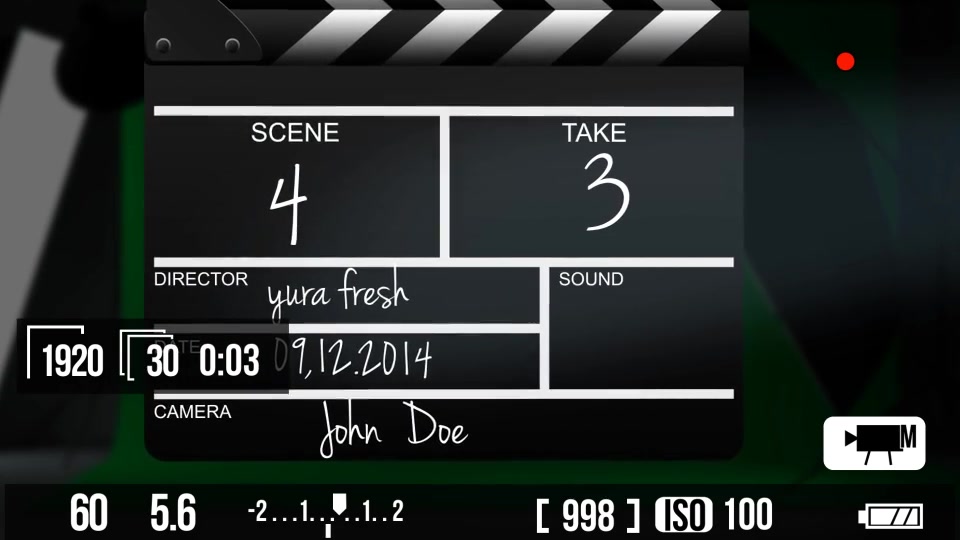 Clapperboard Logo Opener - Download Videohive 6139987