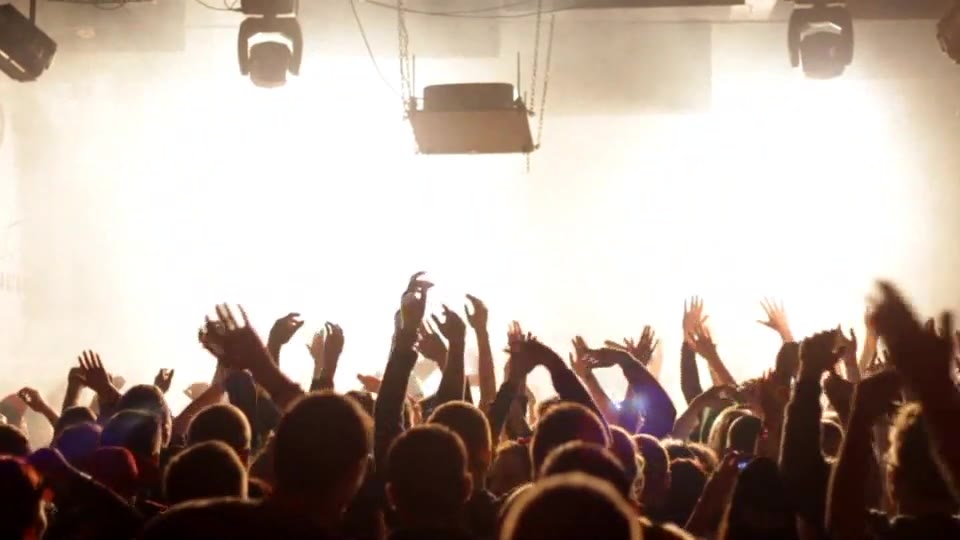 Clapping Concert Crowd In Slow Motion  Videohive 6695990 Stock Footage Image 2