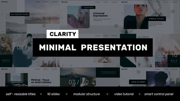 Clarity // Minimal Presentation Clean Promo - Download Videohive 22955785