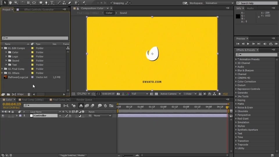Classic 2D Animation Logo Reveal Videohive 21487418 After Effects Image 5