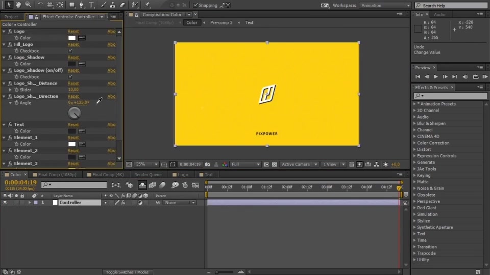 Classic 2D Animation Logo Reveal Videohive 21487418 After Effects Image 6