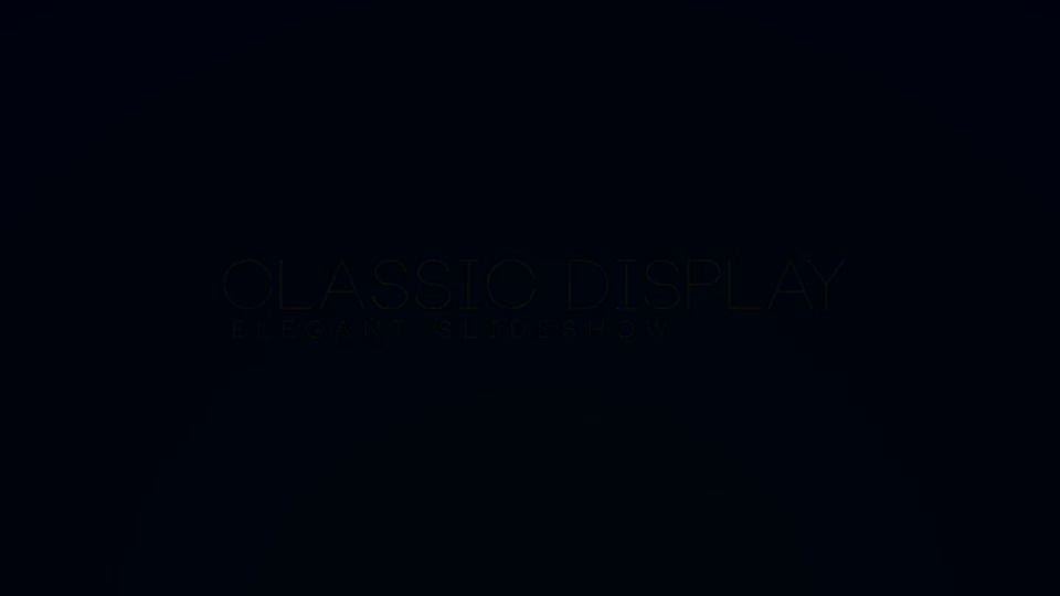 Classic Display - Download Videohive 19059686