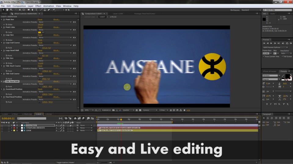 Classic Hands Logo Reveal Intro - Download Videohive 9944315