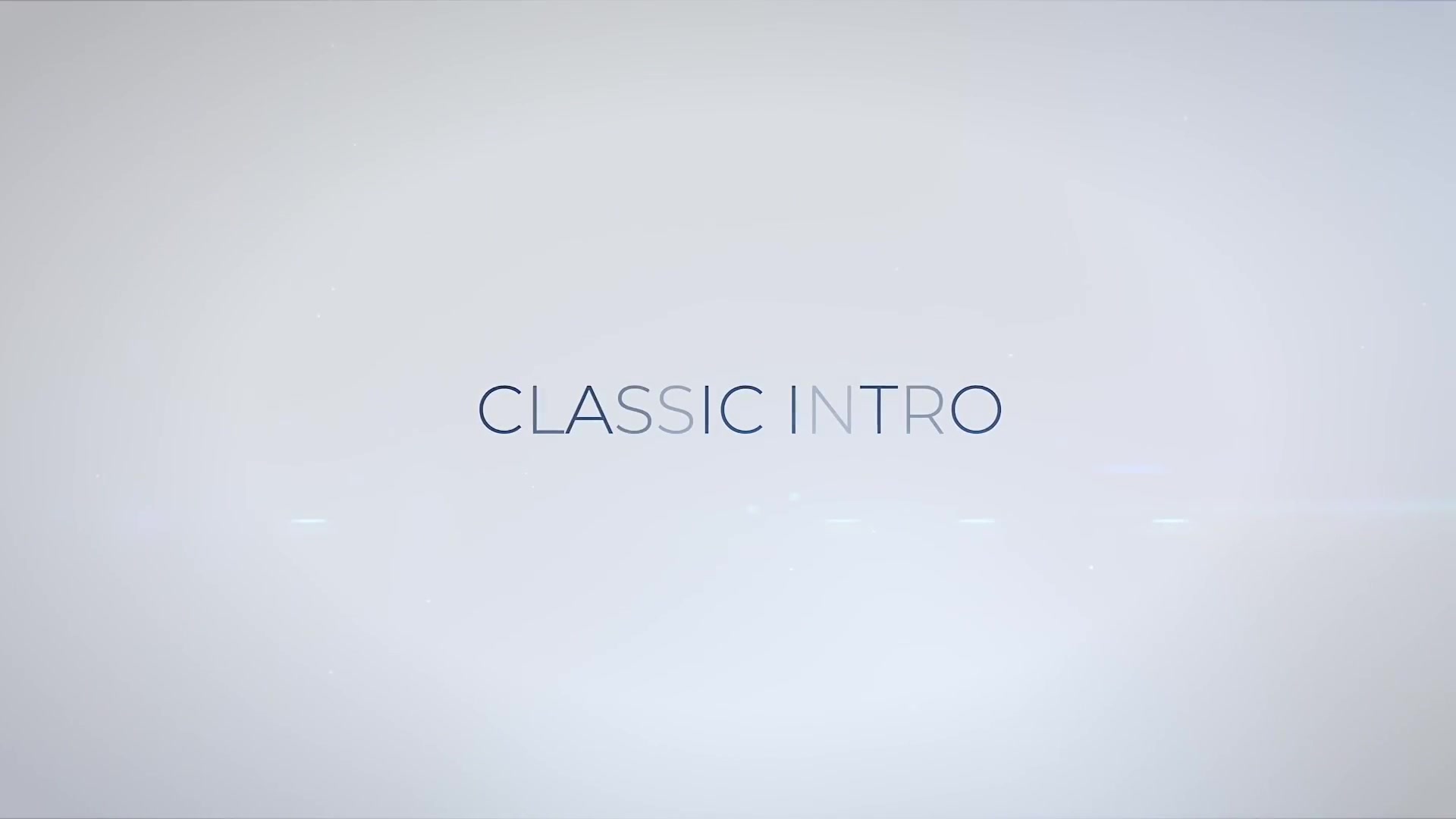 Classic Intro Videohive 24003173 Apple Motion Image 12