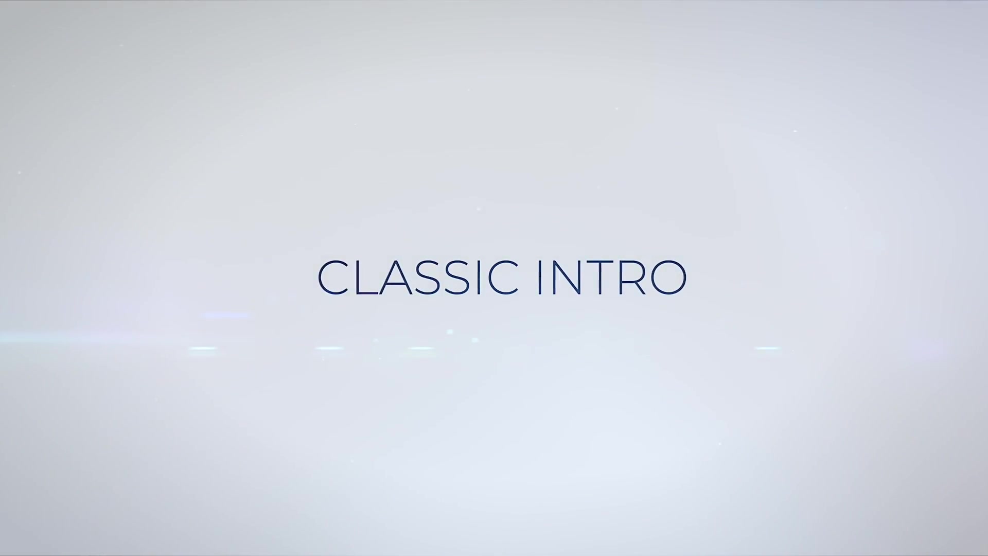 Classic Intro Videohive 24003173 Apple Motion Image 7