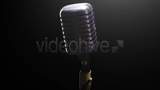 Classic Microphone Looping with Alpha Channel - Download Videohive 650513