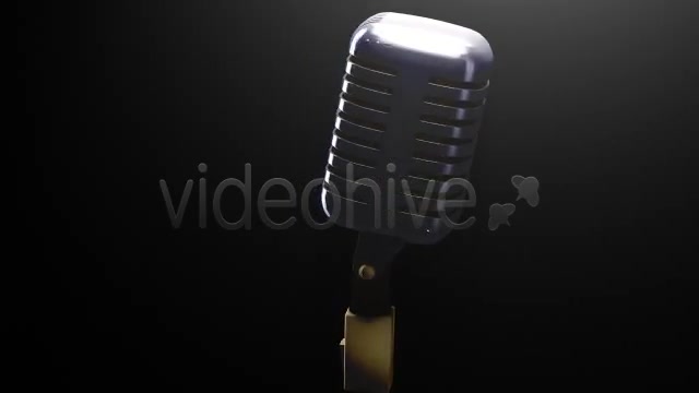 Classic Microphone Looping with Alpha Channel - Download Videohive 650513