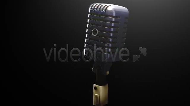 Classic Microphone Looping with Alpha Channel - Download Videohive 650513