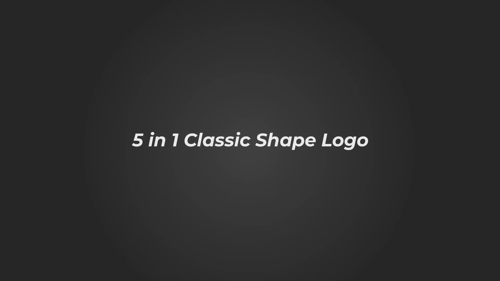 Classic Shape Logo Videohive 29530100 After Effects Image 1