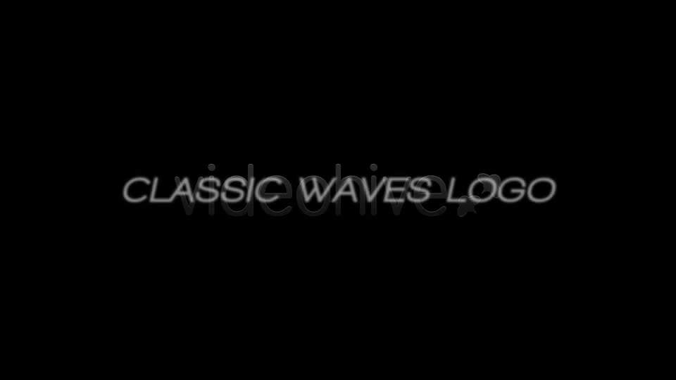 Classic Waves Logo Videohive 2427311 After Effects Image 1