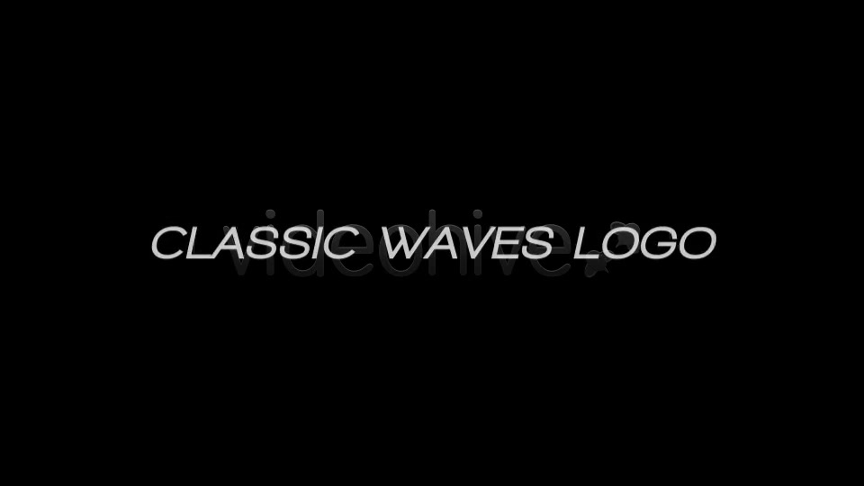 Classic Waves Logo Videohive 2427311 After Effects Image 2