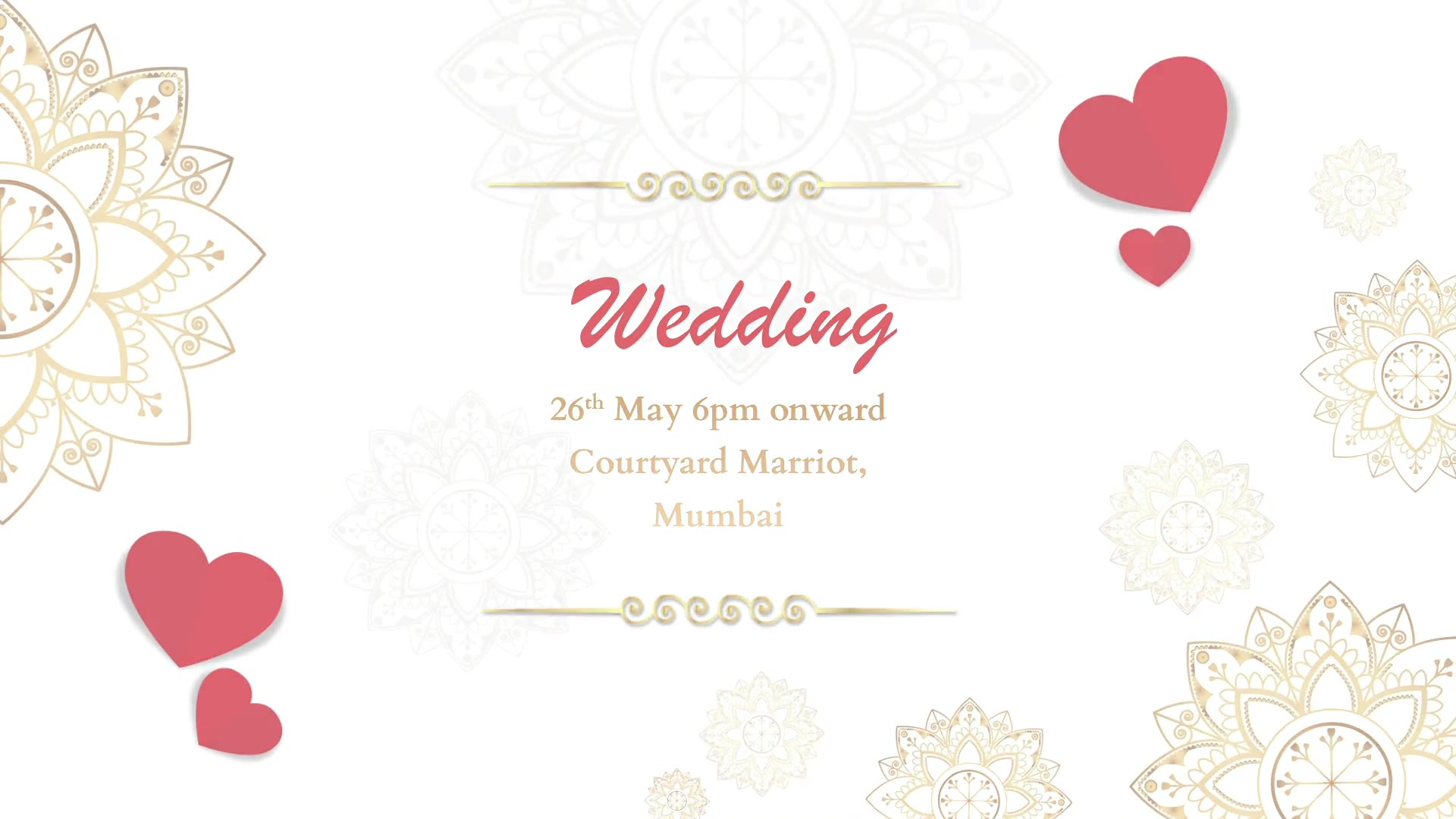 Classic Wedding Invitation Videohive 33615875 After Effects Image 3