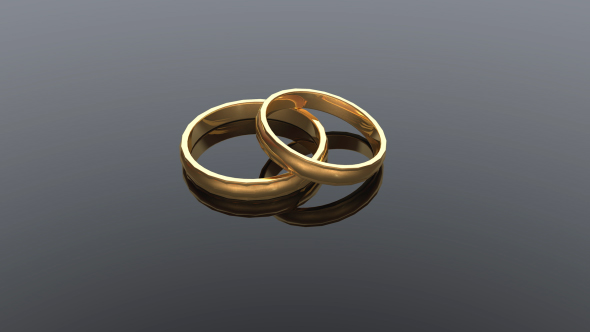 Classic Wedding Rings Background - Download Videohive 19877268