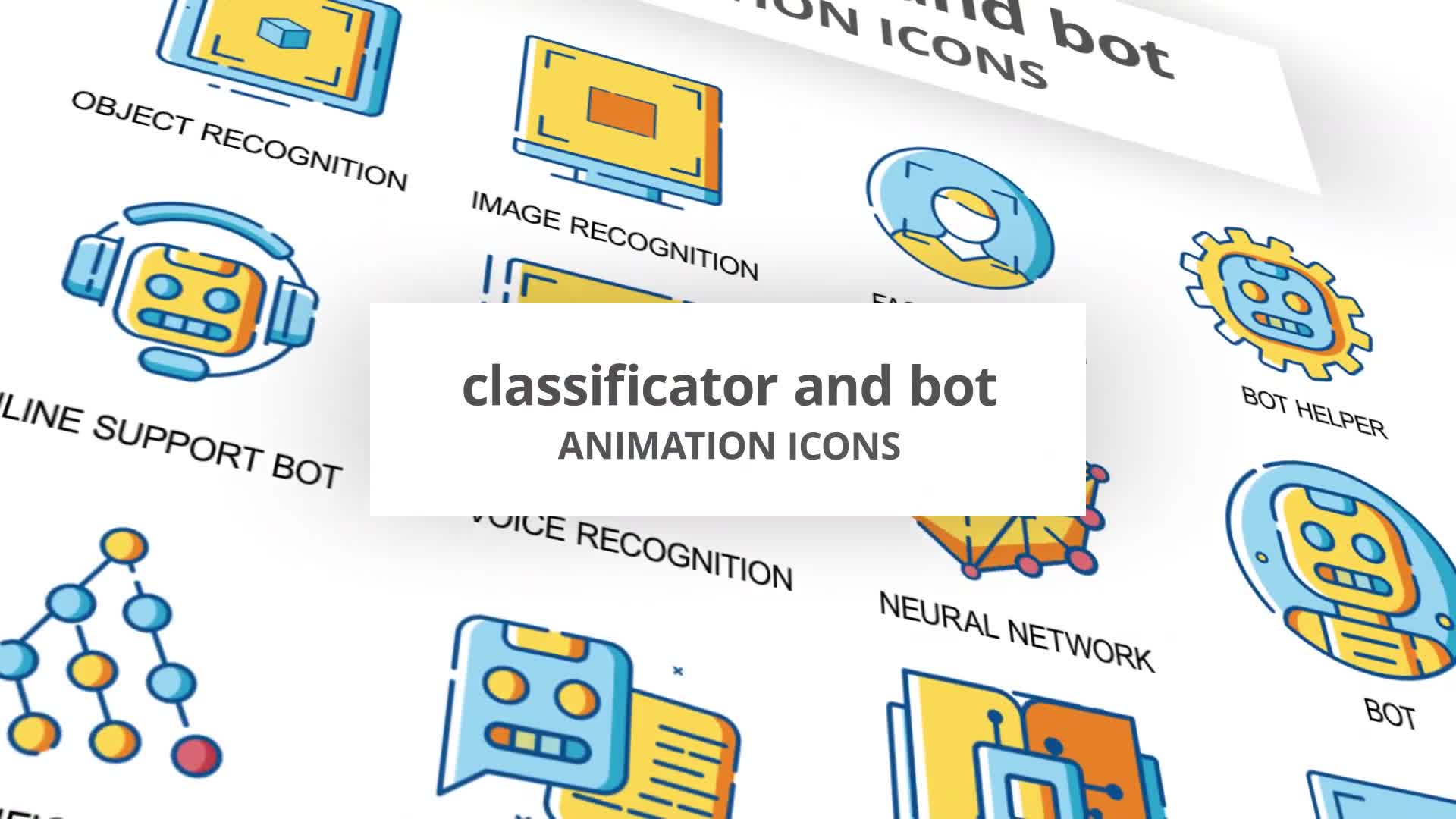 Classificator & Bot Animation Icons Videohive 30260795 After Effects Image 1