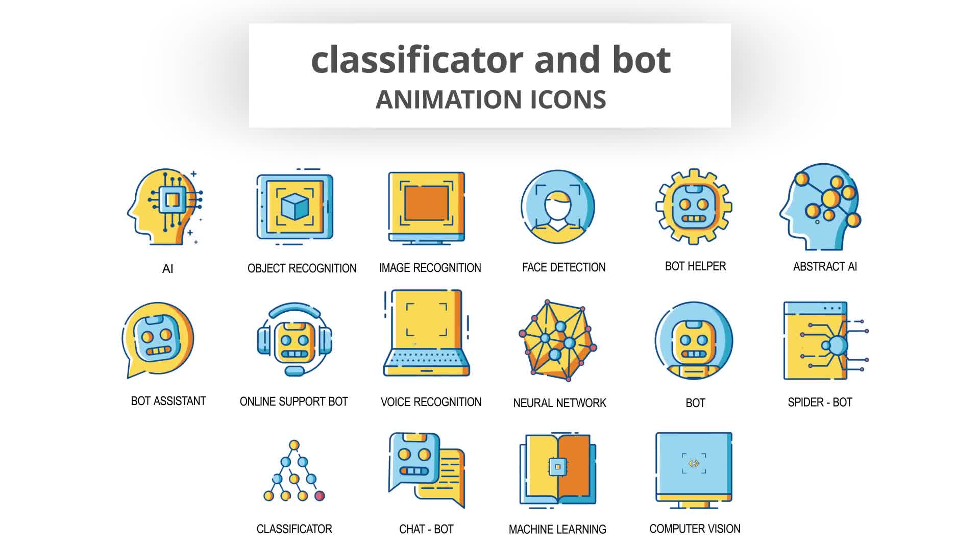 Classificator & Bot Animation Icons Videohive 30260795 After Effects Image 9