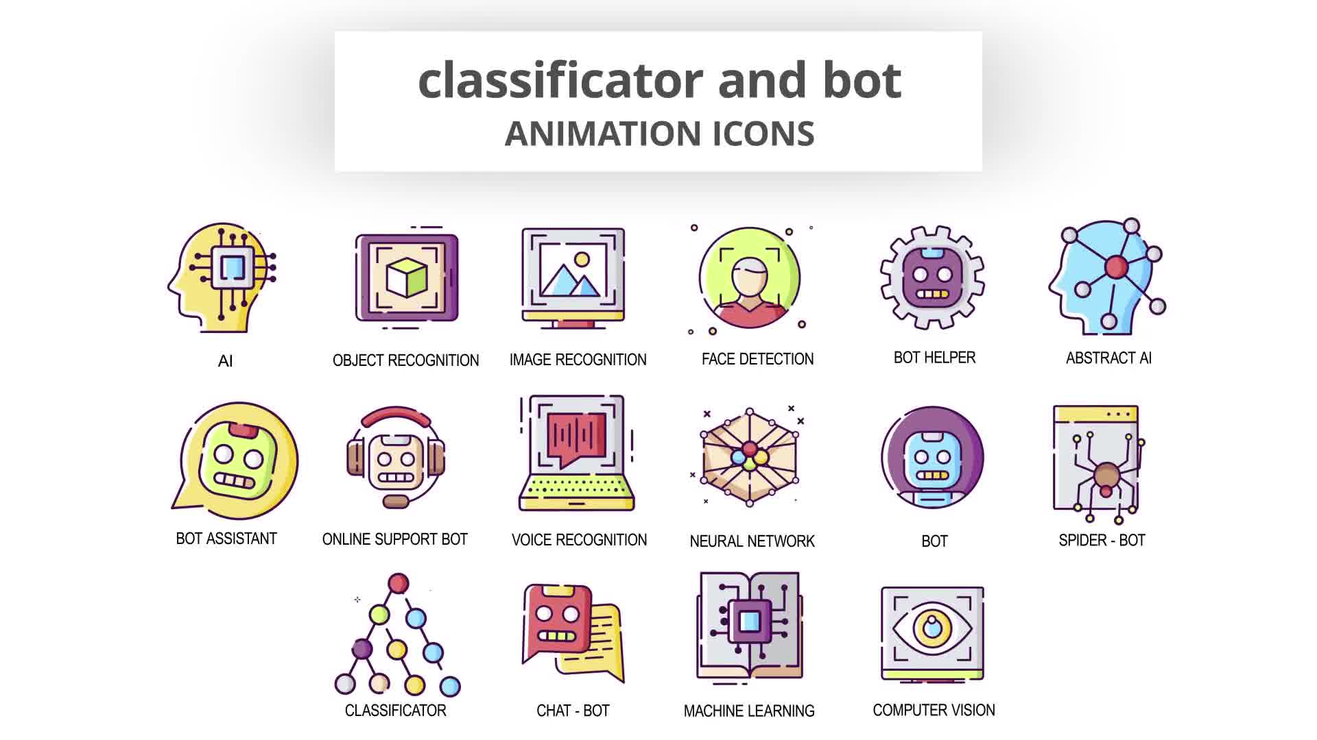 Classificator & Bot Animation Icons Videohive 30041503 After Effects Image 10