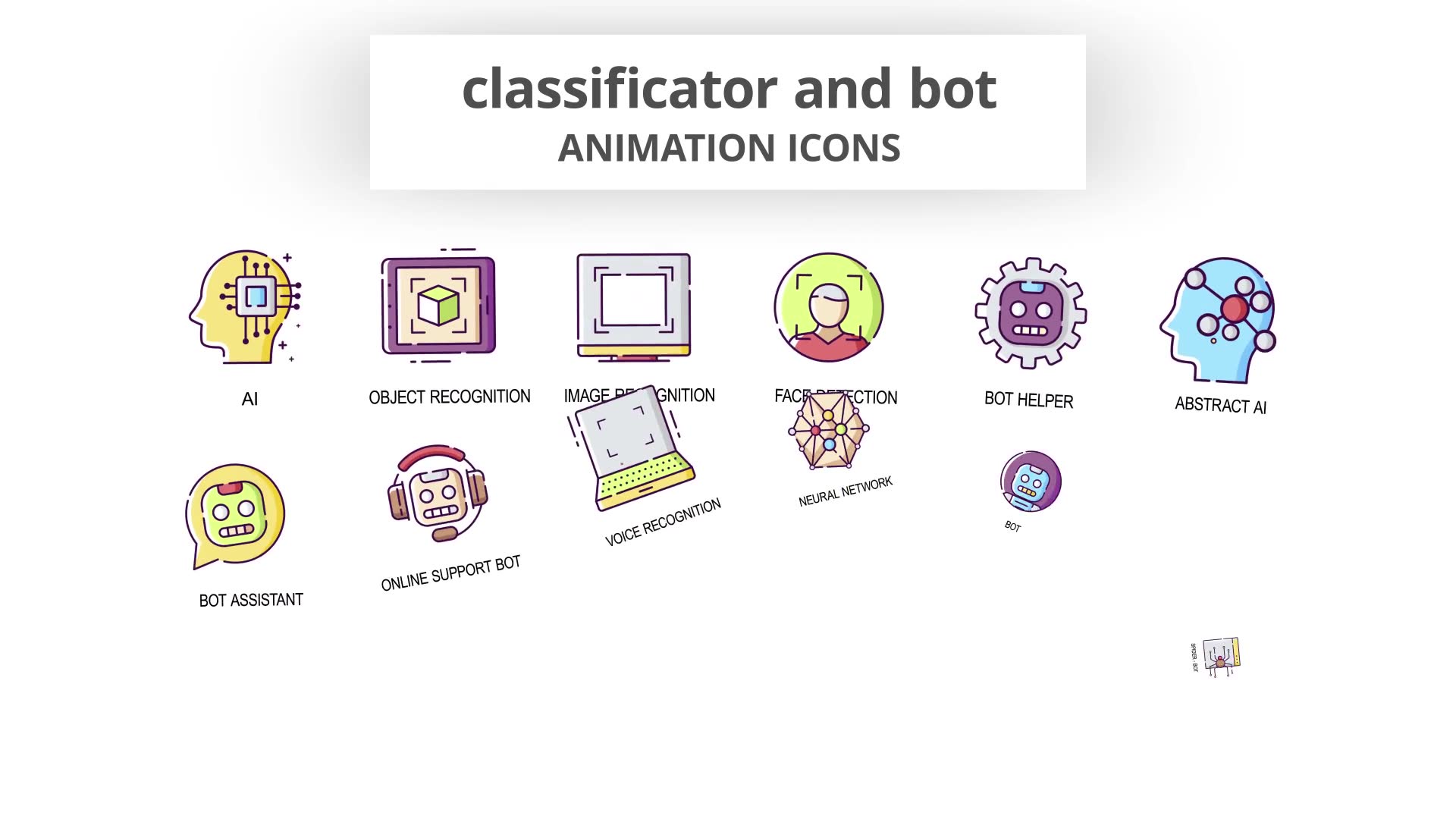 Classificator & Bot Animation Icons Videohive 30041503 After Effects Image 4