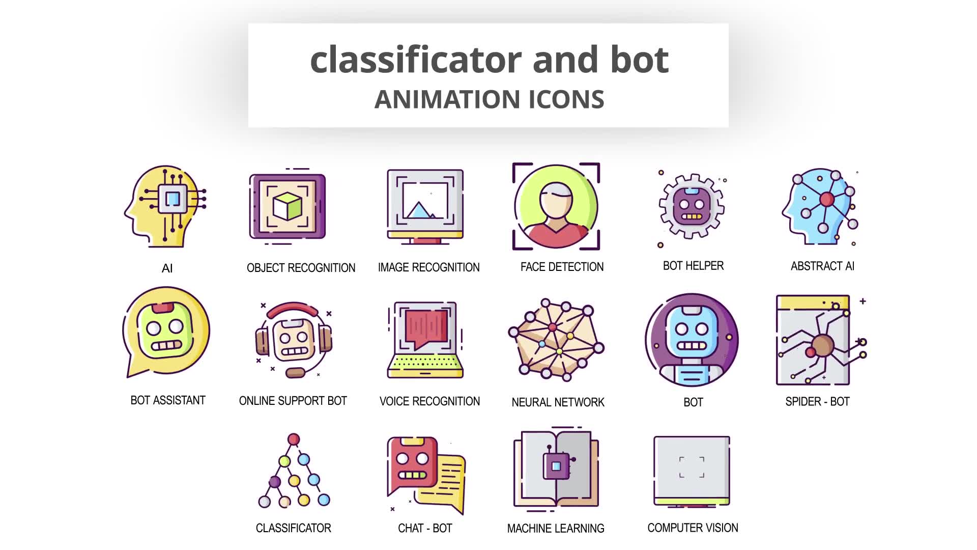 Classificator & Bot Animation Icons Videohive 30041503 After Effects Image 7