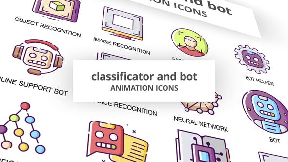 Classificator & Bot Animation Icons - Download 30041503 Videohive