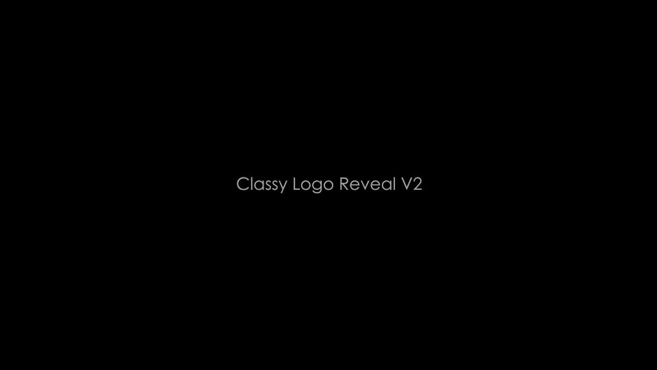 Classy Logo Reveal V2 - Download Videohive 3367179