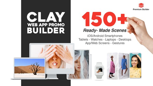 Clay Web App Promo Builder - Download 28890153 Videohive