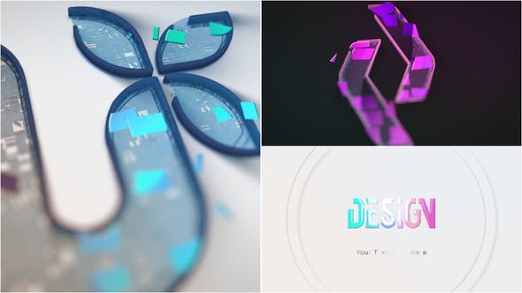 Clean 3D Build Logo Reveal - 34395343 Download Videohive