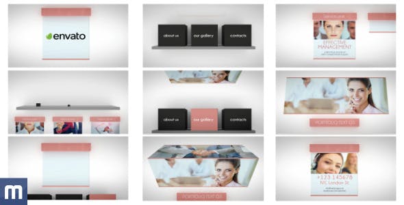 Clean 3D Business Presentation - Download 7025676 Videohive