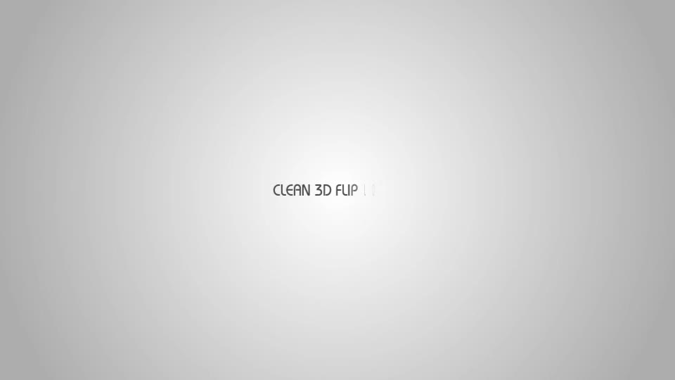 Clean 3D Flip Logo - Download Videohive 8989497