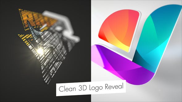 Clean 3D Logo Reveal - 27200974 Videohive Download