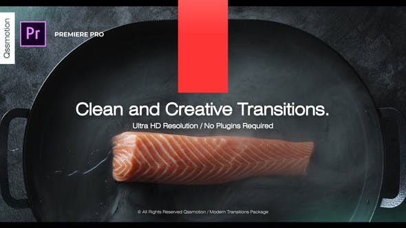 Clean and Creative Transitions For Premiere Pro - Download 33927686 Videohive