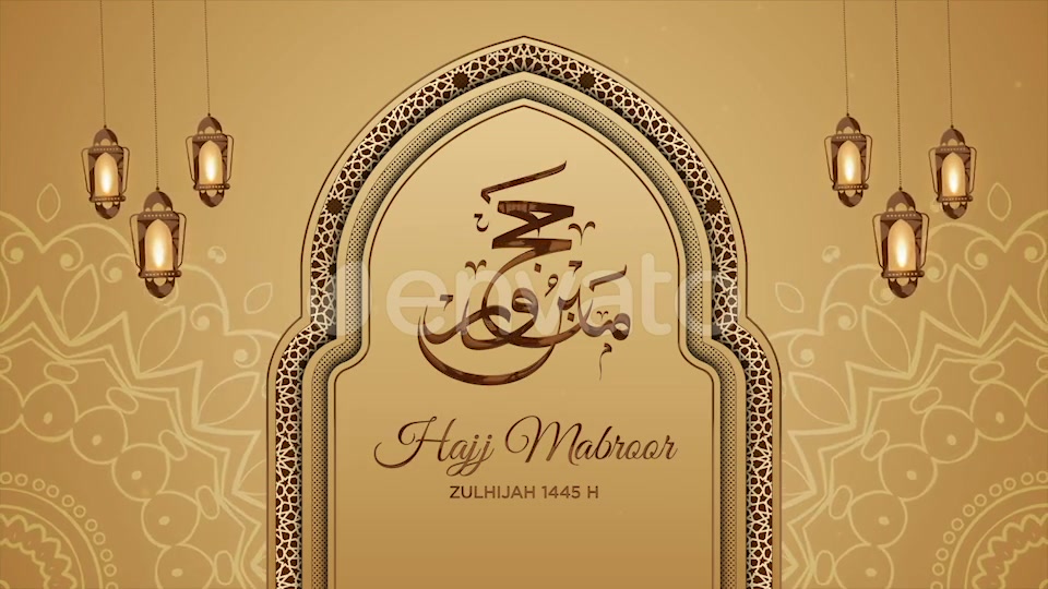 Clean and Holy Islamic Event Greeting (Ramadan, Eid, Hajj and Umrah) Videohive 26644106 After Effects Image 7