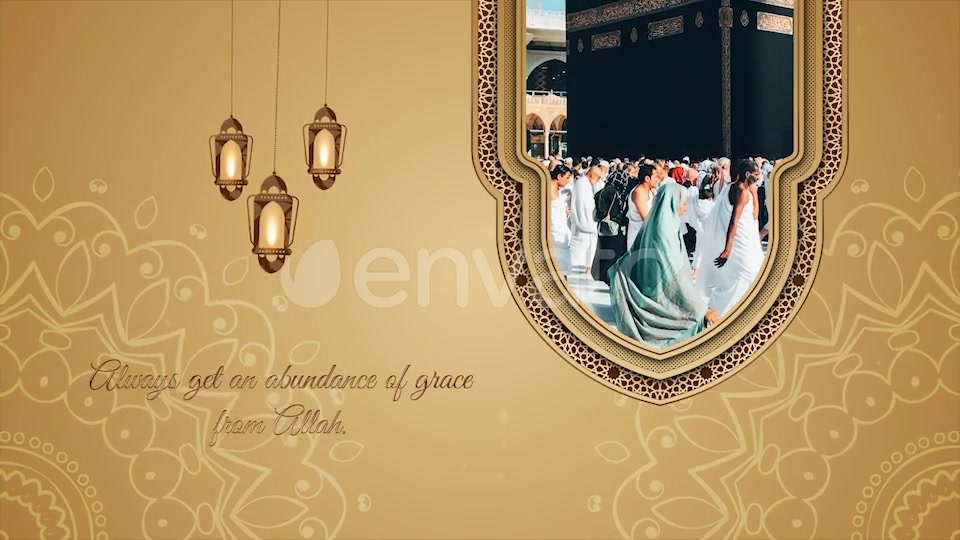 Clean and Holy Islamic Event Greeting (Ramadan, Eid, Hajj and Umrah) Videohive 26644106 After Effects Image 8