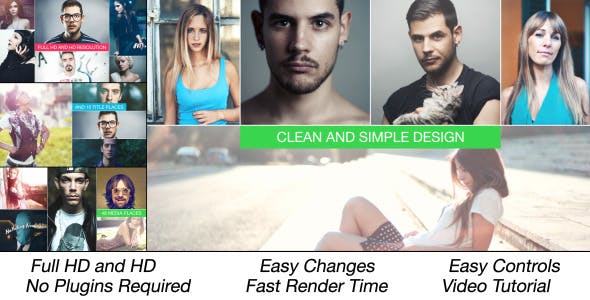 Clean and Simple Photo Slides - Videohive 8101629 Download