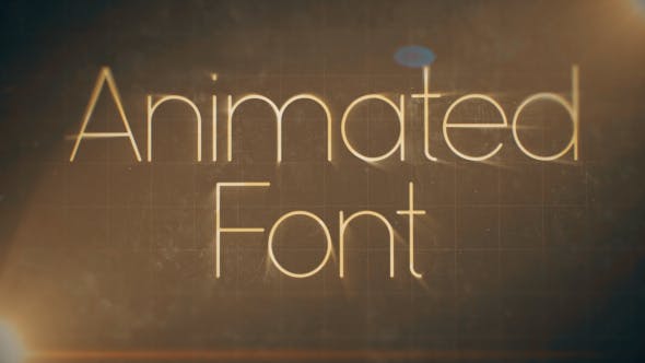 Clean Animated Font - 14908710 Download Videohive