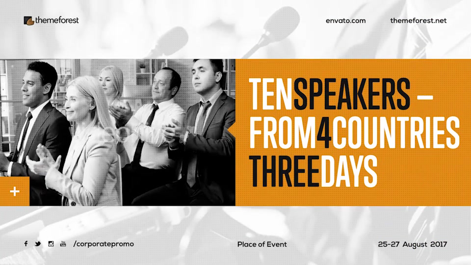 Clean Corporate / Conference Event Promo / Meetup Opener / Business Talks / Speakers and Coaches Videohive 19443591 After Effects Image 10